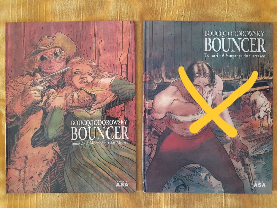 Bouncer - Boucq / Jodorowsky Tomo 2, 4, 5 (6 e 7) (8 e 9) (10 e 11)