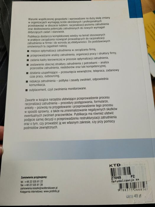 Optymalizacja zatrudnienia. Zwolnienia, outsourcing, outplacement

Jar