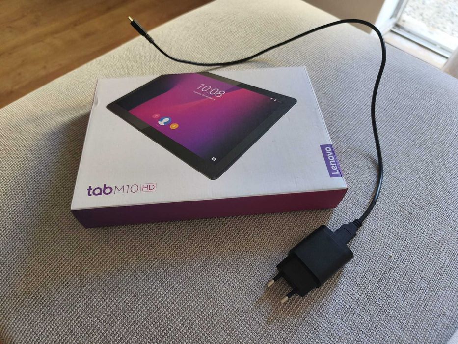 Lenovo Tab M10 HD (10.1'' - 32 GB - Preto) – Excelente Estado  – Com todos os acessórios originais