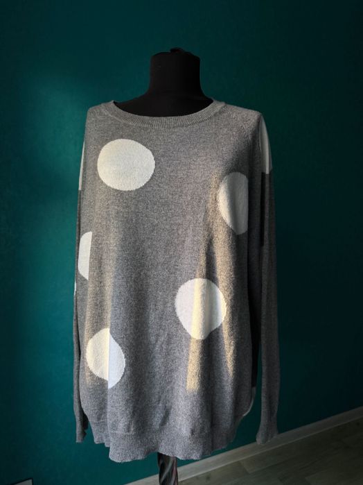 Кофта жіноча Chinti & Parker Grey Polka Dot  100% кашемір L