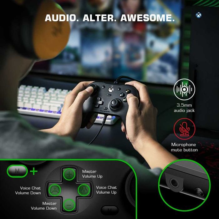 GameSir G7 Controle com Fio para Xbox Series X/S,   Xbox One e Windows