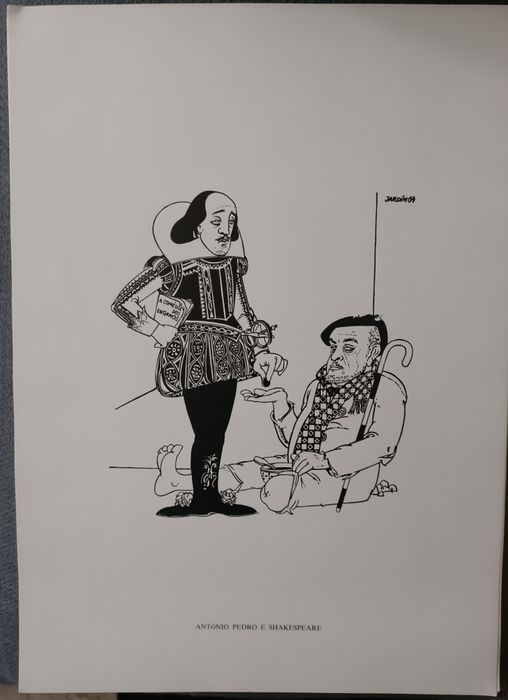 Gravuras: Álbum de Glórias, uma obra de caricaturas de Luís Jardim