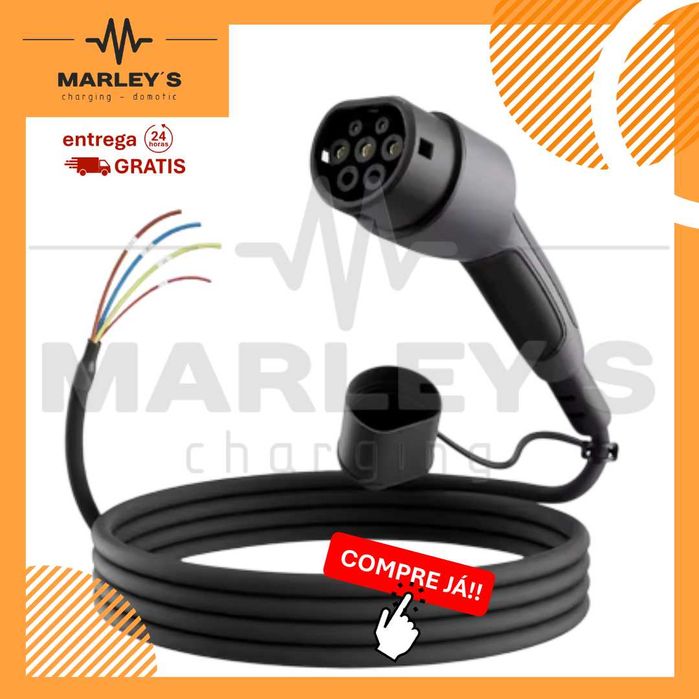 Cabo Wallbox para Substituição 7 / 11 / 22 kw - 7.5 ou 10 METROS