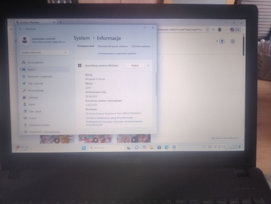 Sprzedam  Laptop Asus