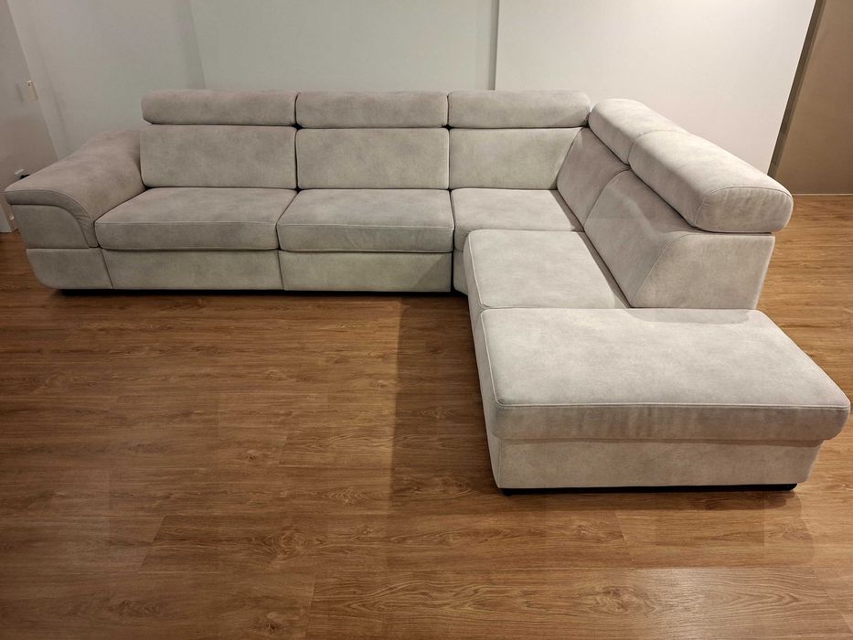 Sofá de Sala Premium - com chaise long e 2 relax