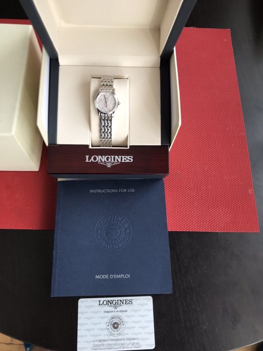 Piękny zegarek LONGINES SILVERE STRIPED 11 DIAMONDS - wersja limitowan