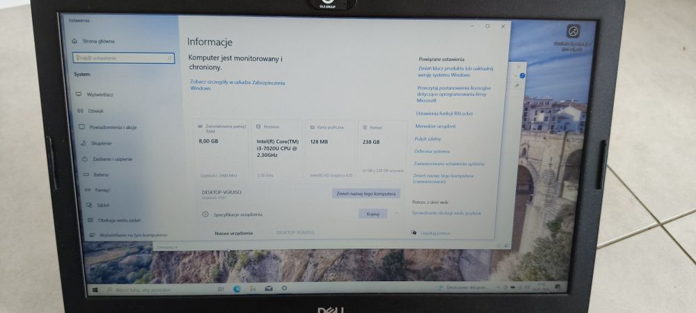 Dell Inspiron 3581 8Gb Ram 256 Ssd