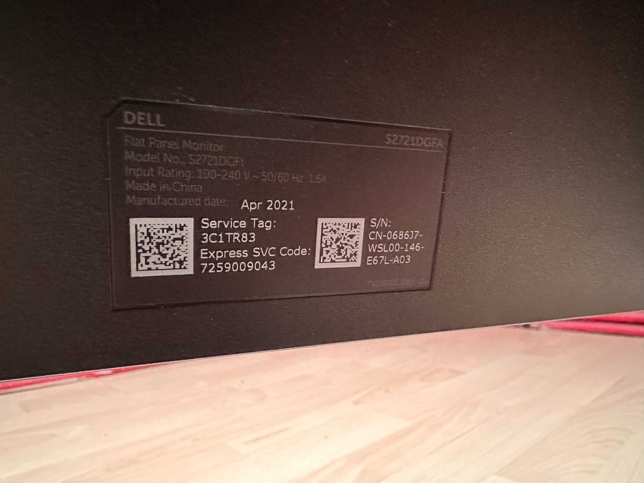 Dell 27' 2K S2721DGFA