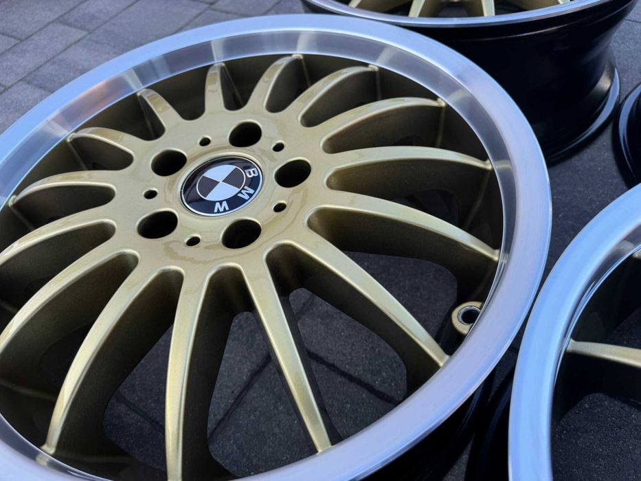 FELGI Złote 18 BMW E30 E34 E36 E46 E90 E91 E92 E93 5x120 8J ET35 #135