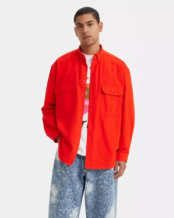 Сорочка levi’s® skate червона, розмір xs