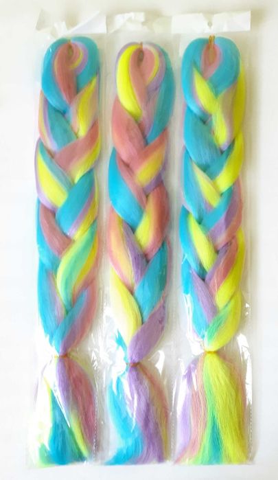 Włosy Syntetyczne Do Warkoczyków Warkoczyki Kolorowe Warkocze