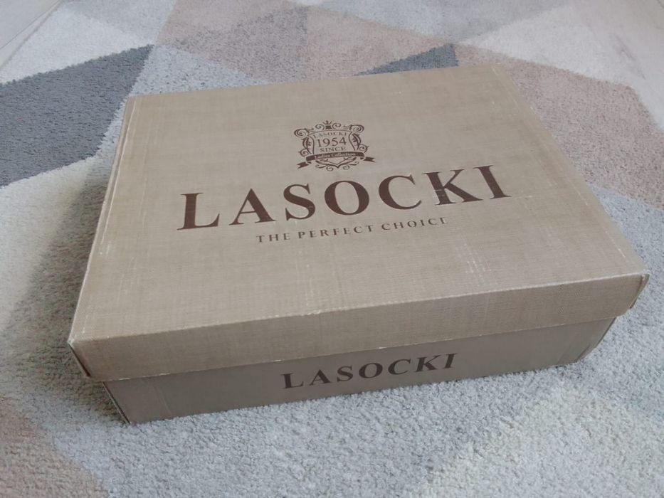 Botki Lasocki skóra rozmiar 35