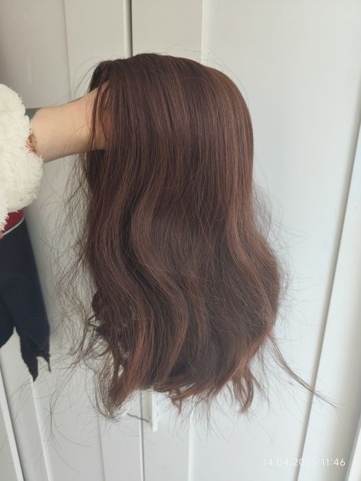Peruka WIG brąz brązowa bob cosplay jakość
