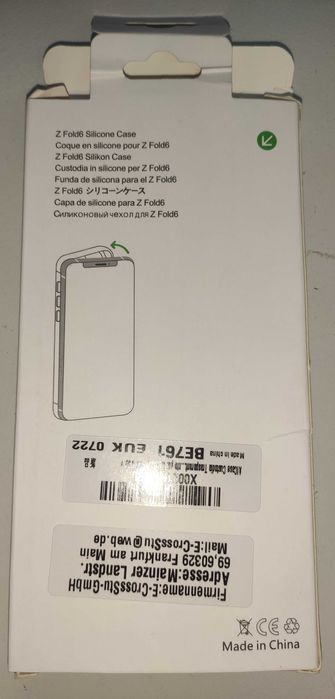 Capa rígida Samsung Z Fold 6