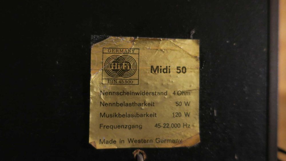 Kolumny głośniki Midi 50 120W