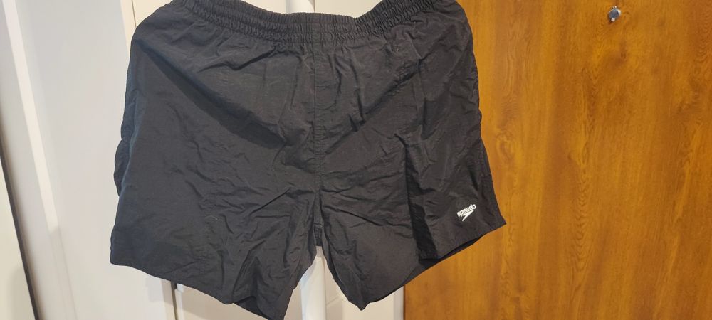 Czarne spodenki kąpielowe Speedo szorty plażowe na basen