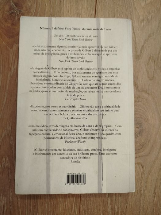 Livro - Comer, Orar e Amar