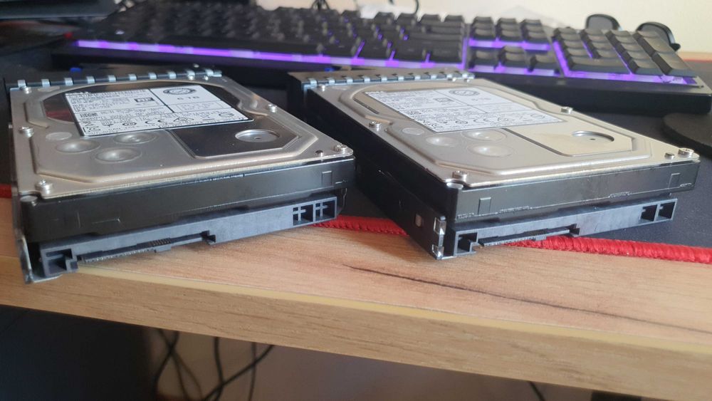 dwa dyski hdd SAS 3,5'' 6TB