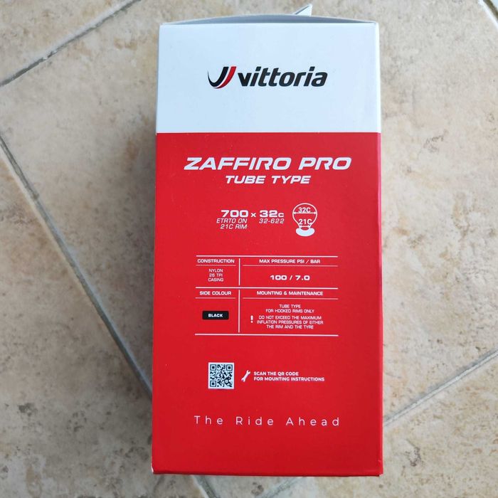Pneu Vittoria Zaffiro Pro Graphene 2.0 32-622 Tube Estrada Dobrável