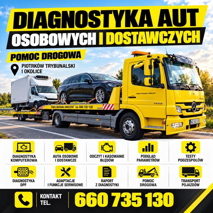 Pomoc drogowa 24h transport pojazdów.