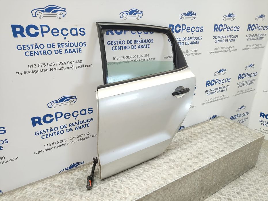 Porta Traseira Esquerda VW Volkswagen Polo 5 6R 5 Portas