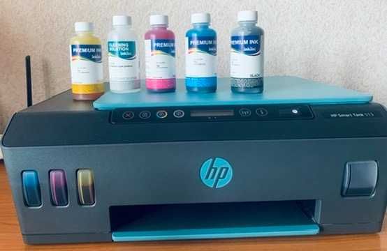 HP Smart Tank 513 Wi-Fi — цветной МФУ, как новый, суперэкономичный!