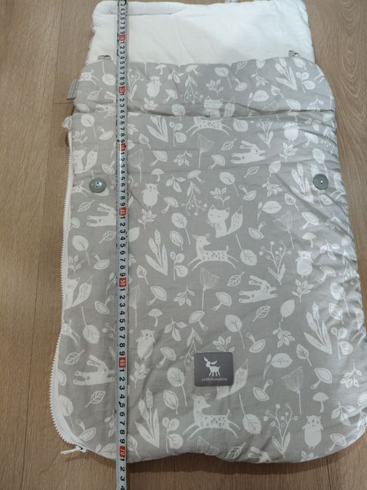 Śpiworek do fotelika 70 cm Cottonmoose 100% HandCrafted