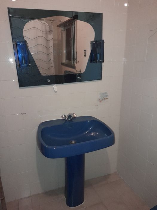 Conjunto de loiça de WC azul