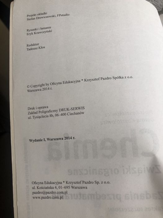 Chemia zadania przedmaturalne 3 cz. Piotr Kosztołowicz