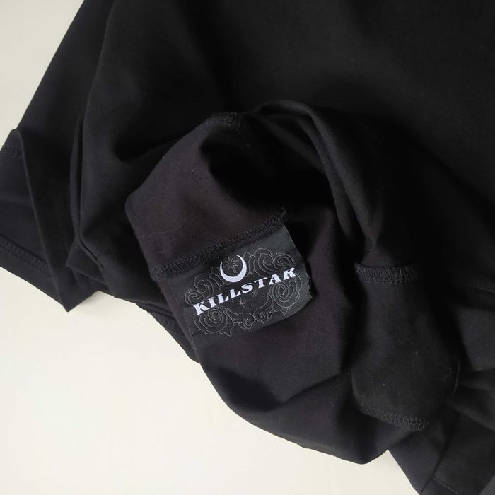 Czarna Bluzka/ Koszulka Wysoki Kołnierz KILLSTAR Long Sleeve Top