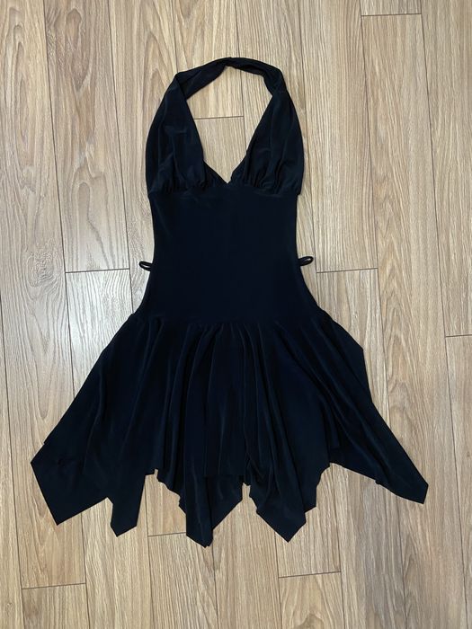 Сукня чорна для спортивно-бальних танців, розмір xs, s.