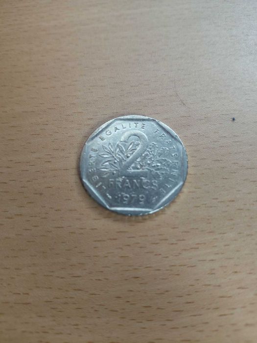 Moeda de 2 Francos de 1979