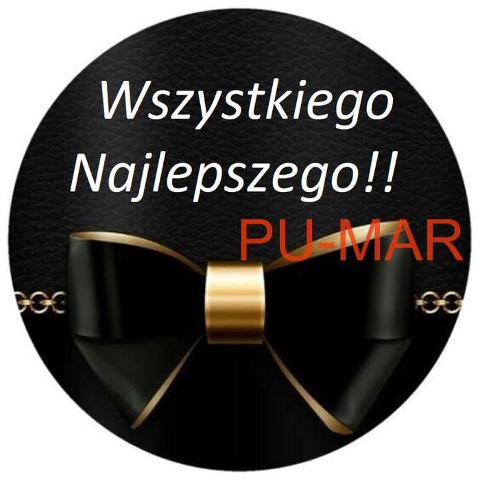 Opłatek na tort Urodziny Okazjonalny Tekst Gratis Kokarda