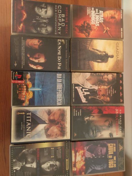 Filmes VHS. 20 cassetes.