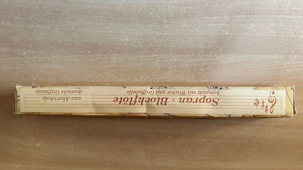 Flet prosty Adler Heinrich Sopran Blockflote