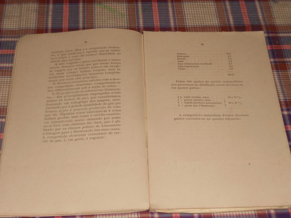 Litologia - Lithologia - Carvoes Naturais - 1882 - Wenceslau de Lima