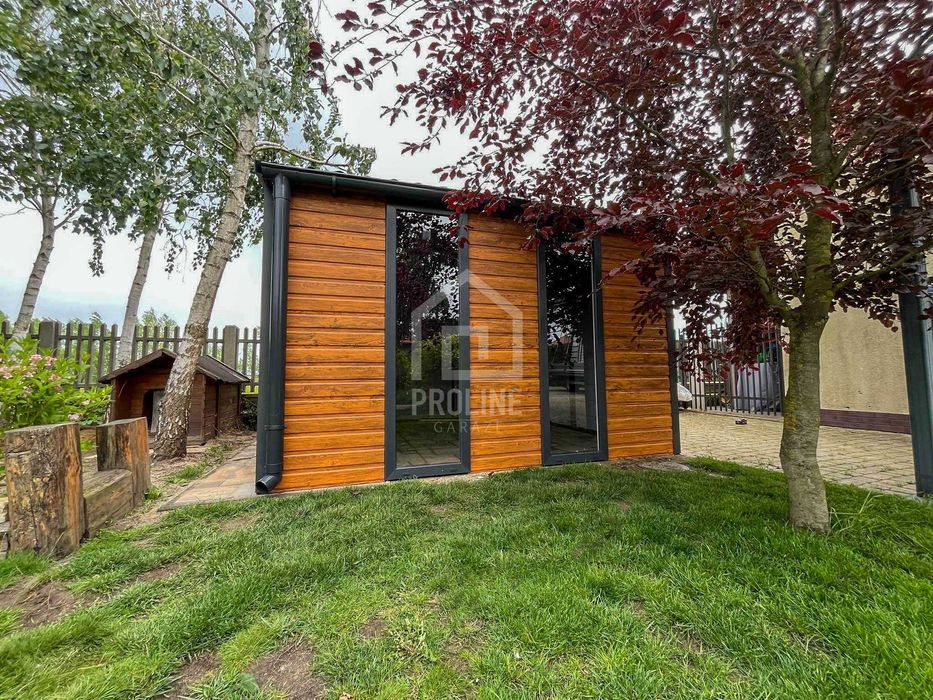 Schowek Domek Ogrodowy 3x3m drzwi 2x okno dwuspad w przód rynny PLG163