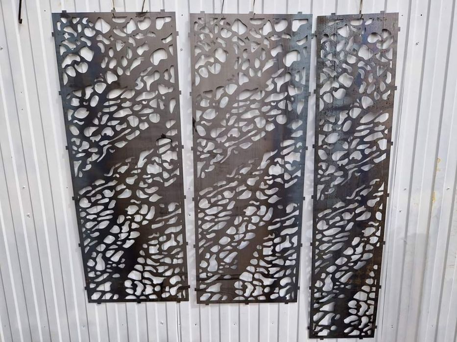 Лазерная резка металла Декоратиные металлические вставки Ворота Забор