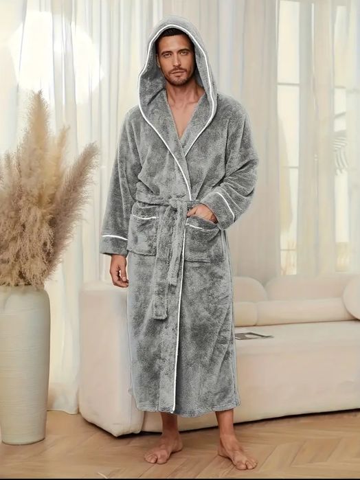 Чоловічий теплий халат XL