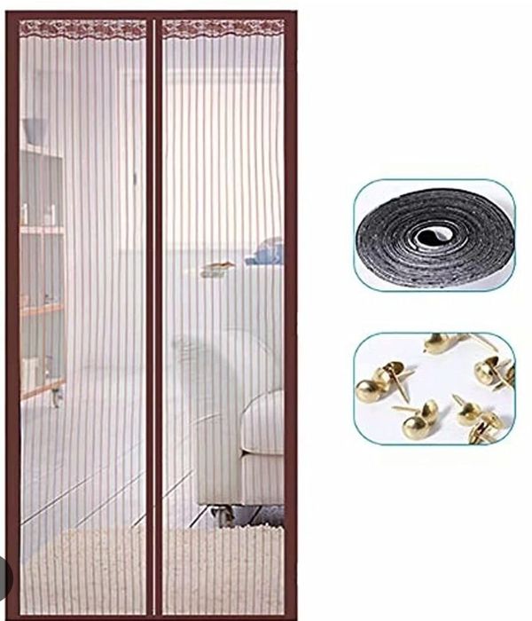 Moskitiera na drzwi 120x220 magnes NOWA