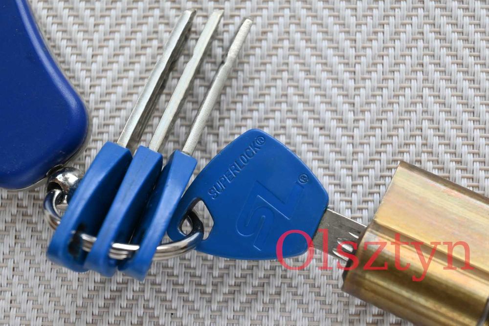 Wkładka z zębatką 40/55 Super Lock + brelok latarka LED