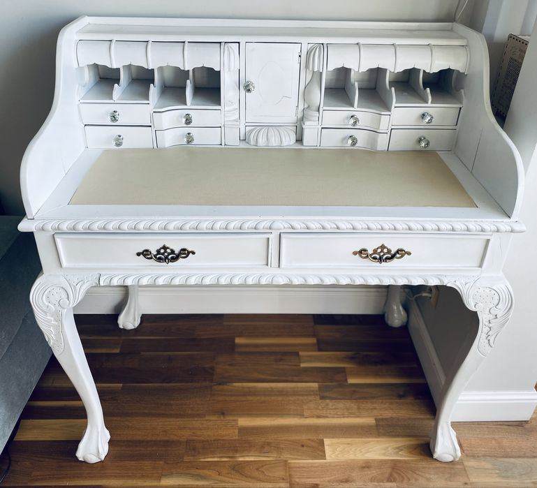 Biurko sekretarzyk bardzo stylowy plus fotel