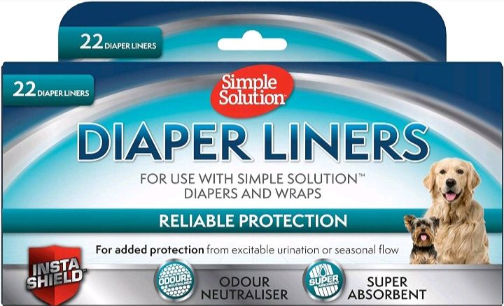 Simple solution wkładki higieniczne dla psa nowe 22sztuki