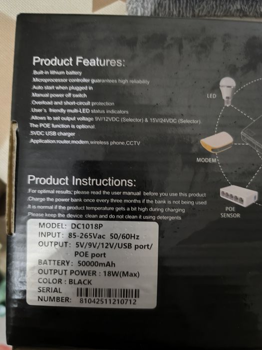 !!!РОЗПРОДАЖ!!! UPS/Power Bank для Wi-fi роутера 10400-50000 mAh