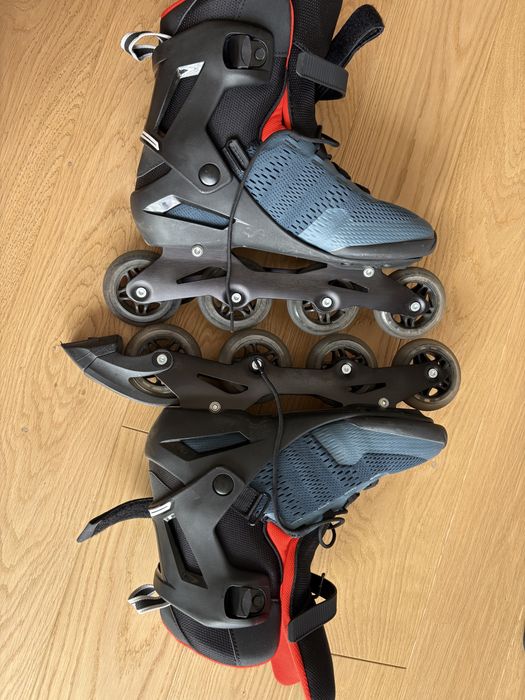 Rolki rollerblade sirio 80 roz. 45 + zestaw ochraniaczy z pokrowcem