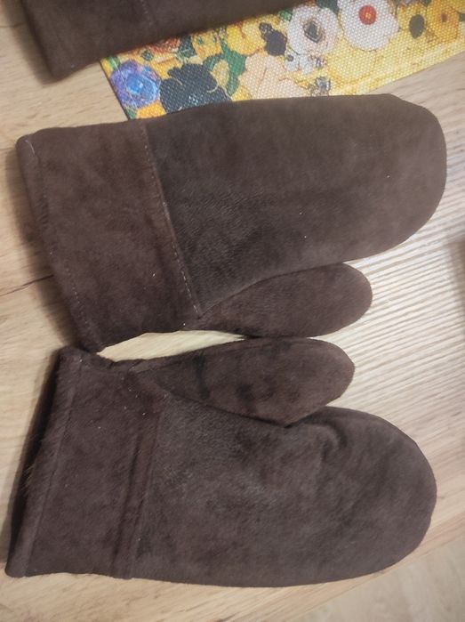 Rękawice z jednym palcem kożuch nowe