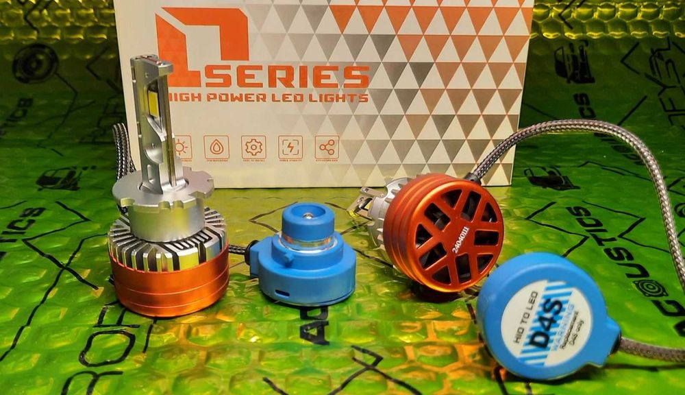 Лед лампи під штатні блоки розпалу 60W D1S/D2S/D3S/D4S 14000LM