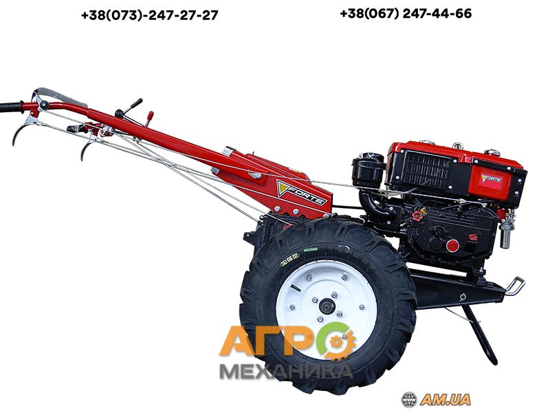Мотоблок Forte МД-81 LUX (8 к.с. дизель)! Фреза+LED фара!