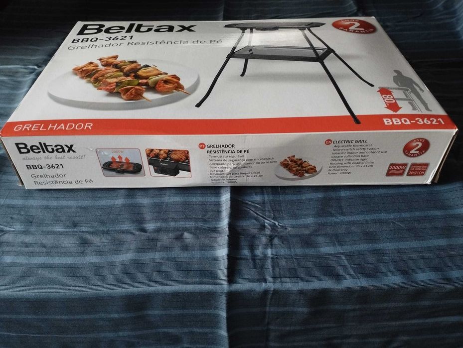 Grelhador de Resistência BELTAX BBQ-3621 (NOVO)