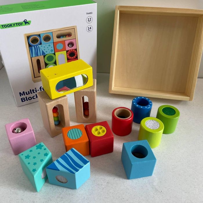 Сенсорні тактильні килимки та сенсорні блоки Tooky Toy.
